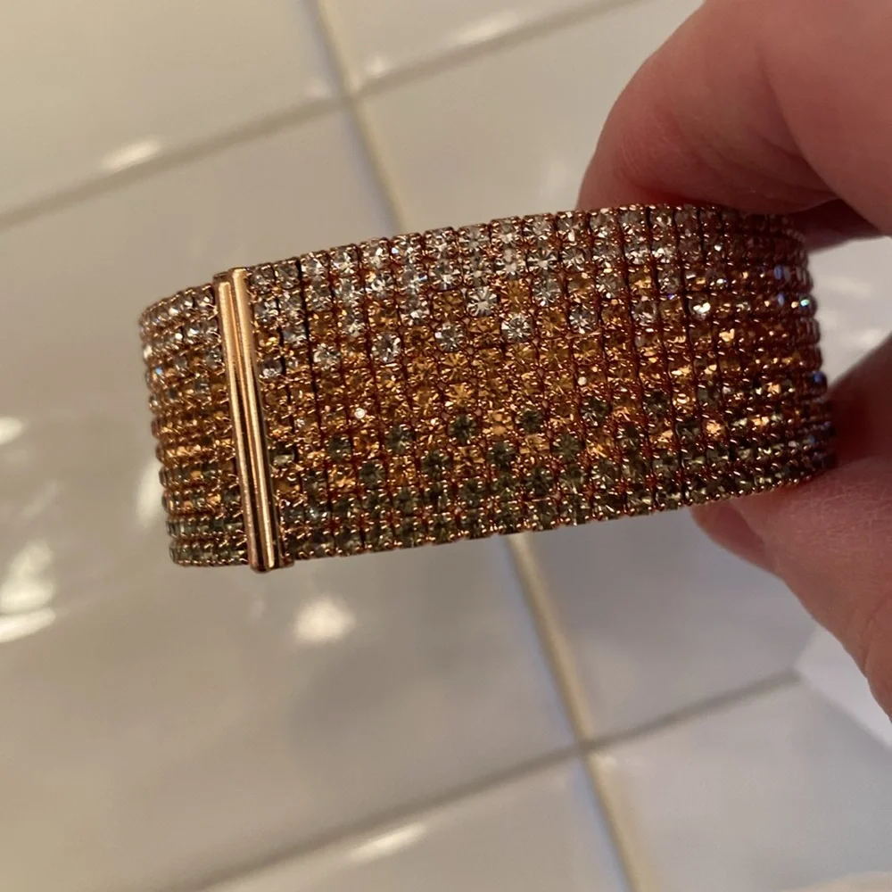 Rose Gold Cuff Bracelet - Picture 10 of 12